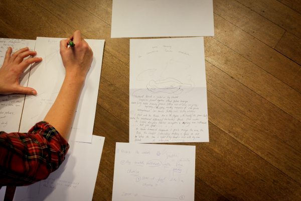 Myriam Lefkowitz, ‘Practising Attention’, (2018), workshop. Photo: Coco Duivenvoorde.