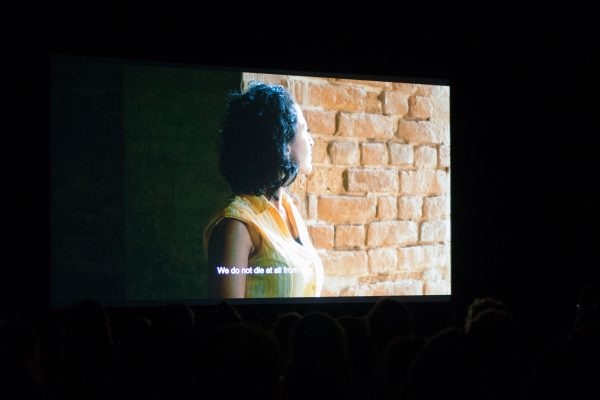 Mounira Al Solh, ‘Freedom is a Habit I’m Trying to Learn’, (2018), screening. Photo: Coco Duivenvoorde.