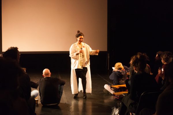 Mounira Al Solh, ‘Freedom is a Habit I’m Trying to Learn’, (2018), screening. Photo: Coco Duivenvoorde.