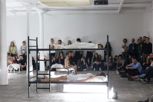 Naufus Ramírez-Figueroa, ‘The Print of Sleep’, (2016), performance. Photo: Frank Sterling.