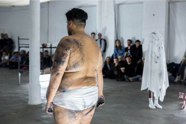 Naufus Ramírez-Figueroa, ‘The Print of Sleep’, (2016), performance. Photo: Frank Sterling.