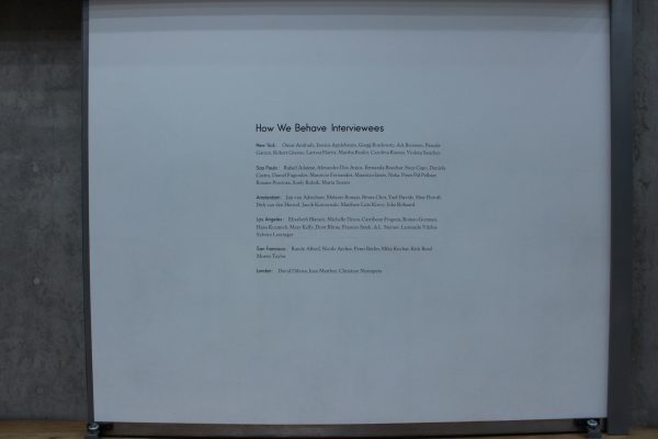 Grant Watson, ‘How We Behave’, exhibition, January 2015, Nottingham Contemporary.