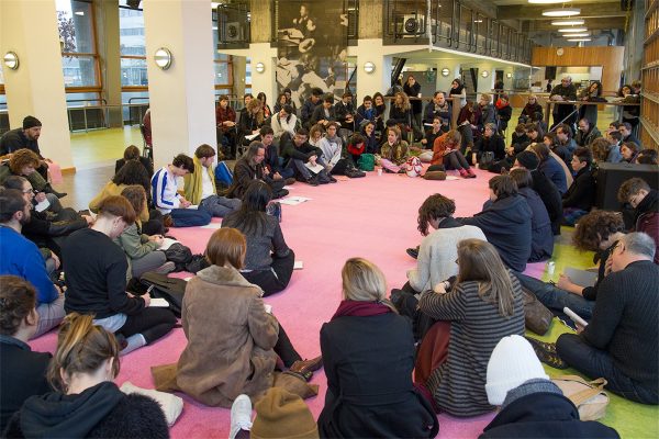 Peter Pál Pelbart, ‘Modes of Existence, Modes of Resistance’, (2016), lecture. Photo: Kyle Tryhorn.