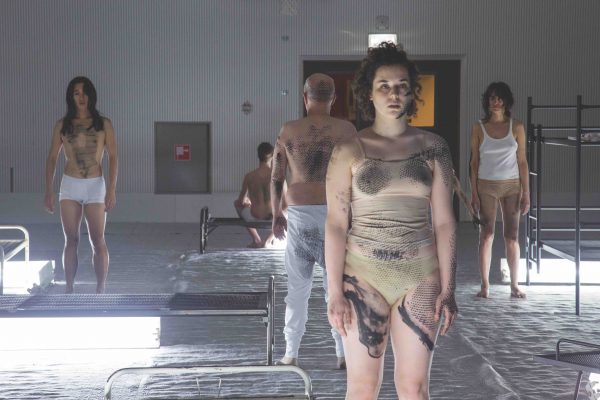 Naufus Ramírez-Figueroa, ‘The Print of Sleep’, (2016), performance. Photo: Kyle Tryhorn.
