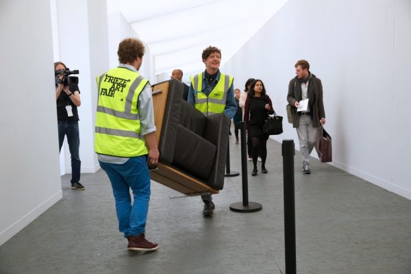 Gerry Bibby, ‘I am a receptacle for you extremities’, (2013), conversation and performance. Photo: Polly Braden