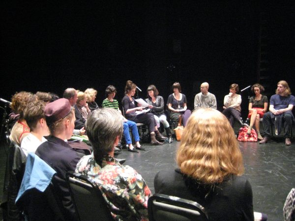 Grant Watson, ‘How We Behave (rehearsals)’, conversation and performance, 8 May 2012, The Kitchen.