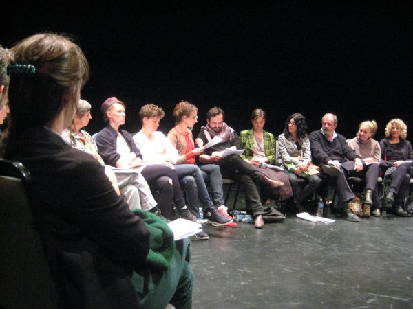 Grant Watson, ‘How We Behave (rehearsals)’, conversation and performance, 8 May 2012, The Kitchen.