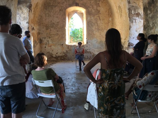 Snejanka Mihaylova, ‘Acoustic Thought’, July 2016, Performance Biennial, Mylopotamos, Cythera Diakoft.