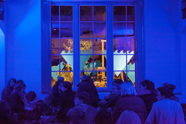 Emily Roysdon (Every Ocean Hughes), ‘Uncounted*’, (2014), book launch and performance. Photo: Kyle Tryhorn