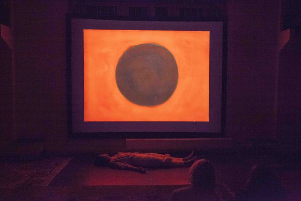 Sara van der Heide (Sara Sejin Chang), ‘Mother Earth Breathing’, (2014), book launch & performance. Photo: Kyle Tryhorn