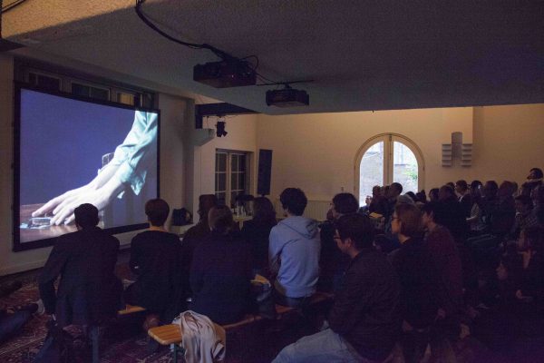 Jacob Korczynski, ‘I See/La Camera: I and premiere of new film by Babette Mangolte’, (2014), conversation & screening. Photo: Kyle Tryhorn