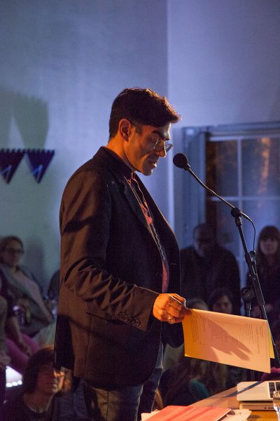 Gregg Bordowitz, ‘Poets Don’t Lie: Appropriation and the Proper Power of the Voice’, (2014), book launch & conversation. Photo: Kyle Tryhorn