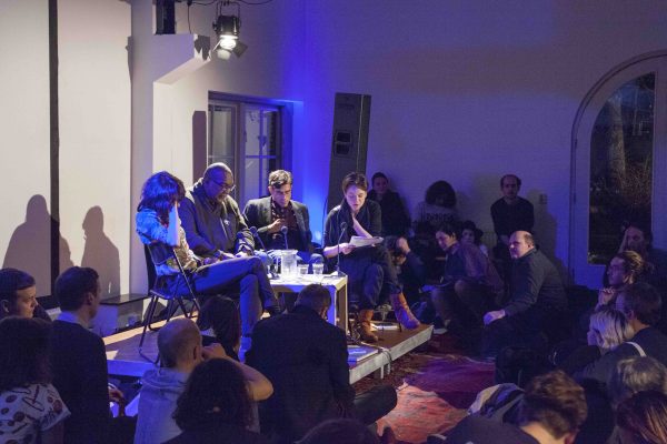 Gregg Bordowitz, ‘Poets Don’t Lie: Appropriation and the Proper Power of the Voice’, (2014), book launch & conversation. Photo: Kyle Tryhorn