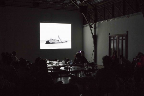 Jacob Korczynski, ‘A Point in the Making: Three Days with Babette Mangolte’, (2014), conversation & screening. Photo: Sal Kroonenberg