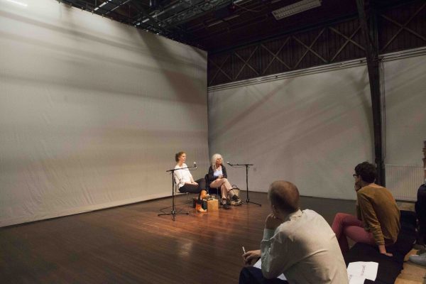 Jacob Korczynski, ‘A Point in the Making: Three Days with Babette Mangolte’, (2014), conversation & screening. Photo: Sal Kroonenberg