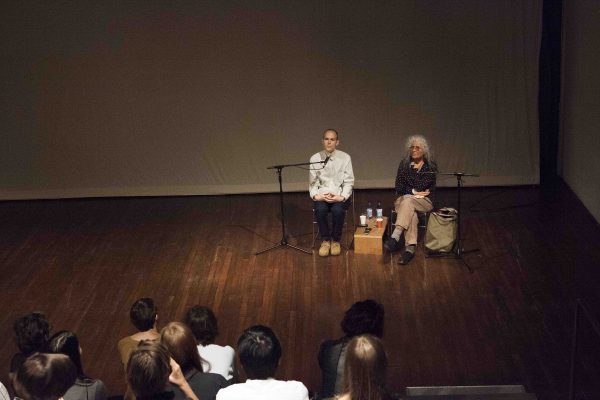 Jacob Korczynski, ‘A Point in the Making: Three Days with Babette Mangolte’, (2014), conversation & screening. Photo: Sal Kroonenberg