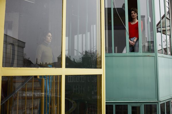 Leonor Antunes, ‘An Open House’, (2016), performance. Photo: Nick Ash.