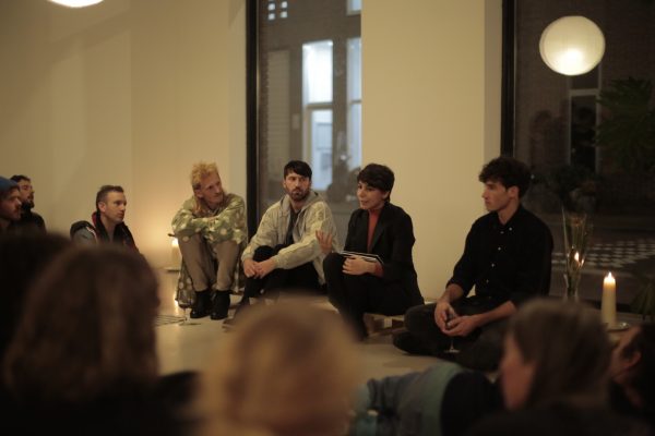 Book Launch of Snejanka Mihaylova’s 'Acoustic Thought’, 29 December 2015, If I Can’t Dance offices, Amsterdam. Photography: Maria Barlasov.