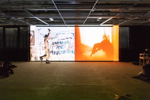 Sands Murray-Wassink, ‘Up To And Including His Limits’ (2019), performance. Photo: Marcel de Buck.