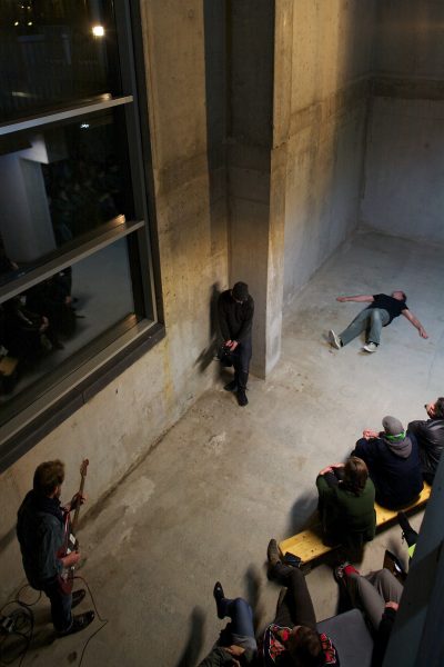 Jeremiah Day, ‘Of All Possible Things (I)’ (2011), performance. Photo: Ernst van Deursen.