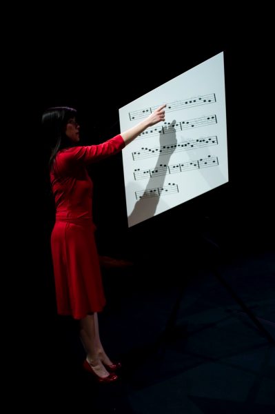 Guy de Cointet & Robert Wilhite, ‘Iglu’ (2010), performance. Photo: Sal Kroonenberg.