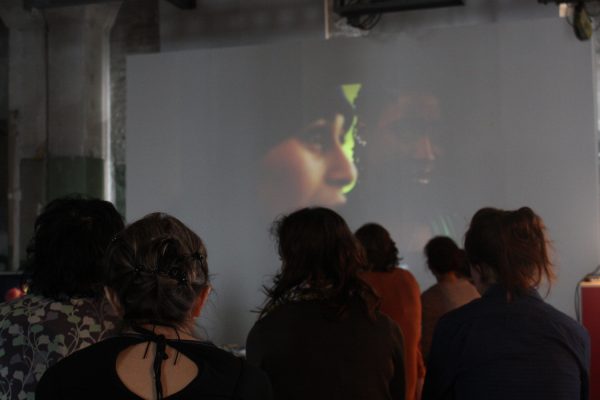 Wendelien van Oldenborgh, film screening (2011). Photo: Marcel van den Berg.