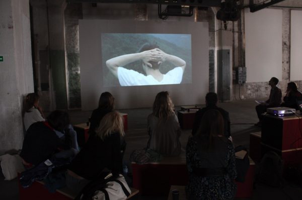 Sung Hwan Kim, film screening (2011). Photo: Marcel van den Berg.