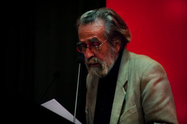Isidoro Valcárcel Medina (2013), lecture. Photo: Oliver Cowling for Tate Photography.