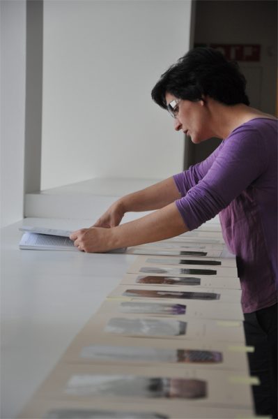 Bulegoa z/b and Isidoro Valcárcel Medina, ’18 pictures and 18 stories (#3)’, 2012, Fundació Antoni Tàpies, Barcelona. Photo: Rocío Areán Gutiérrez.