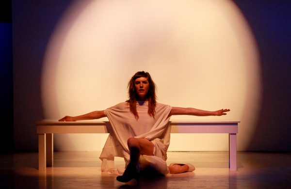 Guy de Cointet, ‘Five Sisters’ (2013), performance. Photo: Nicholas Burrough.