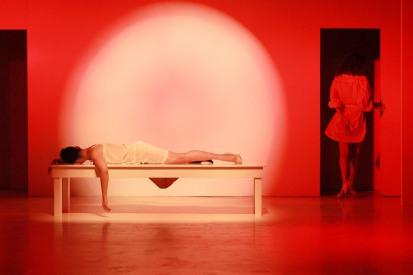 Guy de Cointet, ‘Five Sisters’ (2013), performance. Photo: Nicholas Burrough.