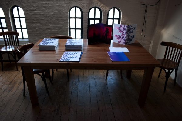 Keren Cytter, ‘D.I.E. NOW – The True Story of John Webber and His Endless Struggle with the Table of Content’, book launch. Photo: Sal Kroonenberg.