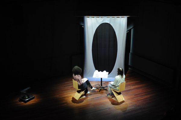 Stefanie Seibold & Teresa Maria Diaz Nerio, ‘the jungle is a skyscraper’ (2009), performance. Photo: Sal Kroonenberg.
