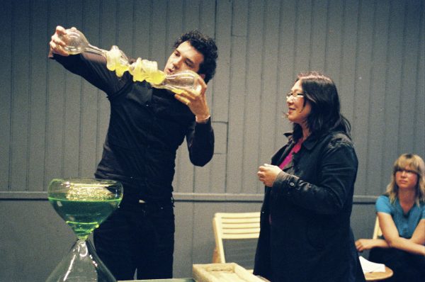 Suchan Kinoshita, performance (2008). Photo: Sal Kroonenberg.