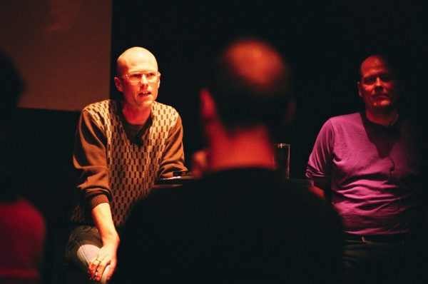 Joachim Koester, lecture (2008). Photo: Sal Kroonenberg.