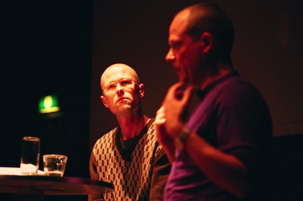 Joachim Koester, lecture (2008). Photo: Sal Kroonenberg.