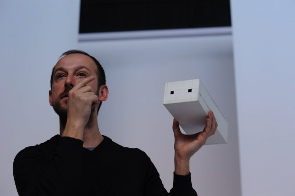 Aurélien Froment & Youri Dirkx, ‘In Order of Appearance’ (2009), performance. Photo: Sal Kroonenberg.