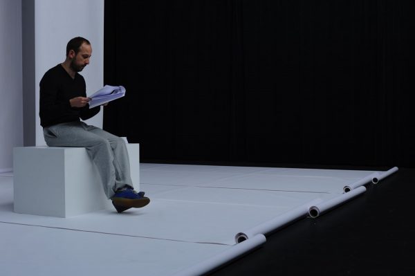 Aurélien Froment & Youri Dirkx, ‘In Order of Appearance’ (2009), performance. Photo: Sal Kroonenberg.
