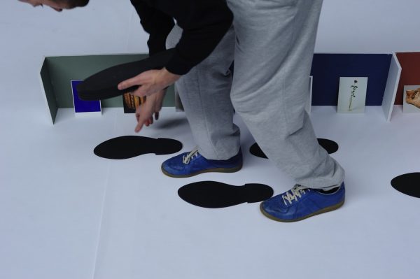 Aurélien Froment & Youri Dirkx, ‘In Order of Appearance’ (2009), performance. Photo: Sal Kroonenberg.