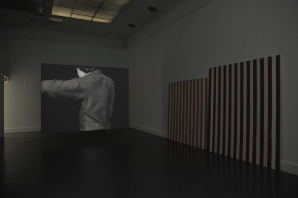 Joachim Koester, ‘To navigate, in a genuine way, in the unknown necessitates an attitude of daring, but not one of recklessness (movements generated from the Magical Passes of Carlos Castaneda)’ (2010), film screening. Photo: Sal Kroonenberg.