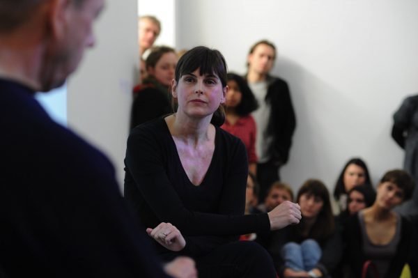 Sarah Pierce and Kevin Atherton in dialogue (2010). Photo: Sal Kroonenberg.