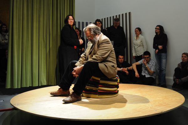 Suchan Kinoshita, ‘Detournement I-II-III’ (2010), performance. Photo: Sal Kroonenberg.