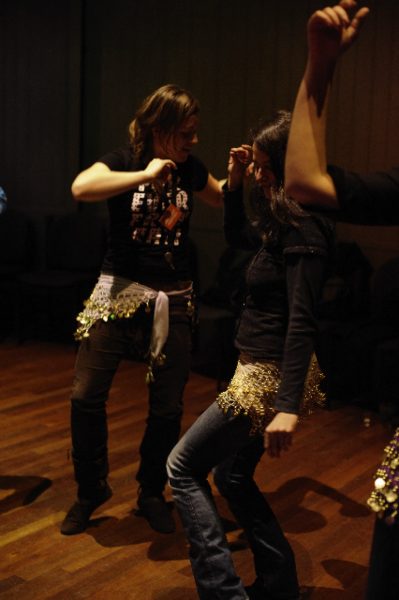 Melanie Bonajo & Irina Birger, performance (2008). Photo: Sal Kroonenberg.