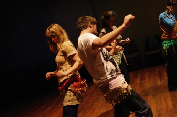 Melanie Bonajo & Irina Birger, performance (2008). Photo: Sal Kroonenberg.