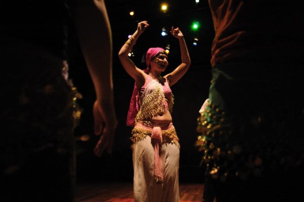Melanie Bonajo & Irina Birger, performance (2008). Photo: Sal Kroonenberg.