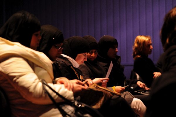 Keren Cytter, film screening (2008). Photo: Sal Kroonenberg.