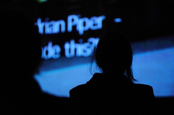 Keren Cytter, film screening (2008). Photo: Sal Kroonenberg.