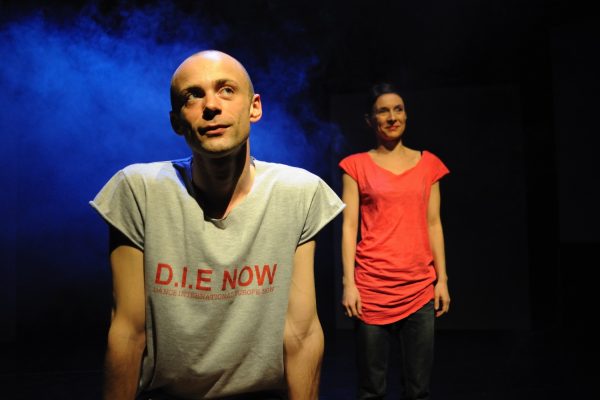 Keren Cytter & D.I.E. NOW, ‘The True Story of John Webber and His Endless Struggle with the Table of Content’ (2010), performance. Photo: Nicholas Burrough.