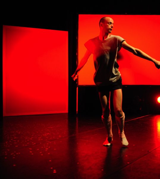 Keren Cytter & D.I.E. NOW, ‘The True Story of John Webber and His Endless Struggle with the Table of Content’ (2010), performance. Photo: Nicholas Burrough.