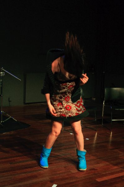 Maria Pask, ‘4 F-ER’ (2009), performance. Photo: Sal Kroonenberg.